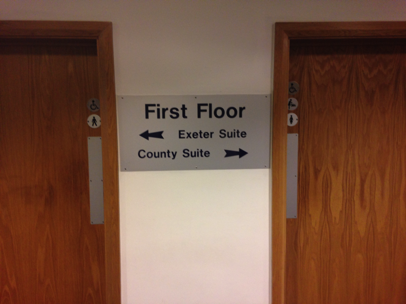 Picture of accessible toilets in the main corridor